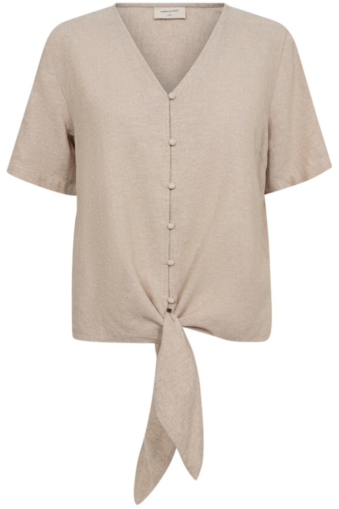 FQLAVA BLOUSE 204238 SAND MELANGE